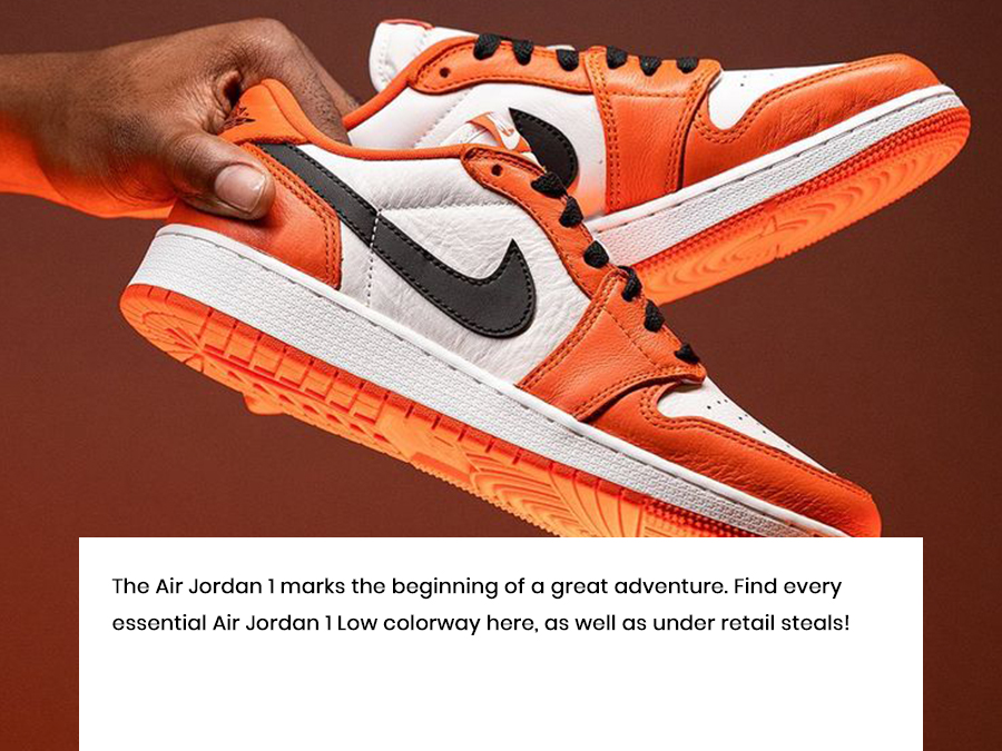 every jordan 1 low colorway